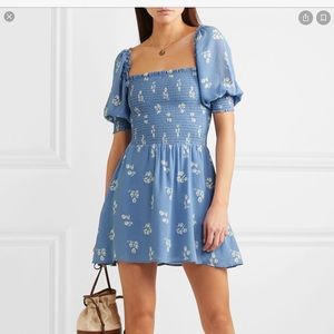 Reformation Elle floral mini dress